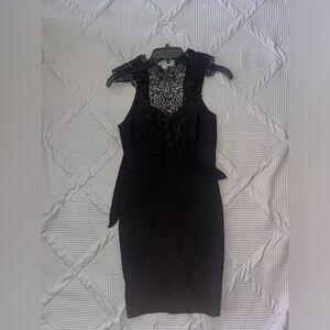 Honey and Rosie black dress